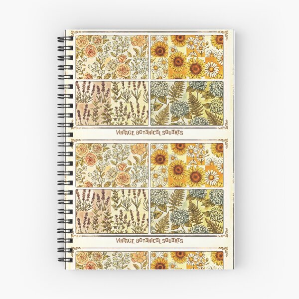 Item preview, Vintage Botanical Patchwork – Rustic Cottagecore Floral Garden designed and sold by Hen-C-Art.