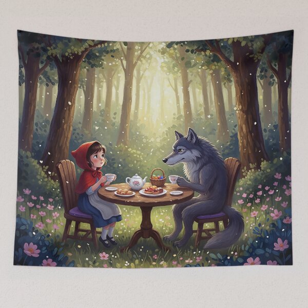 Item preview, Little Red Riding Hood teatime designed and sold by cloud lee.