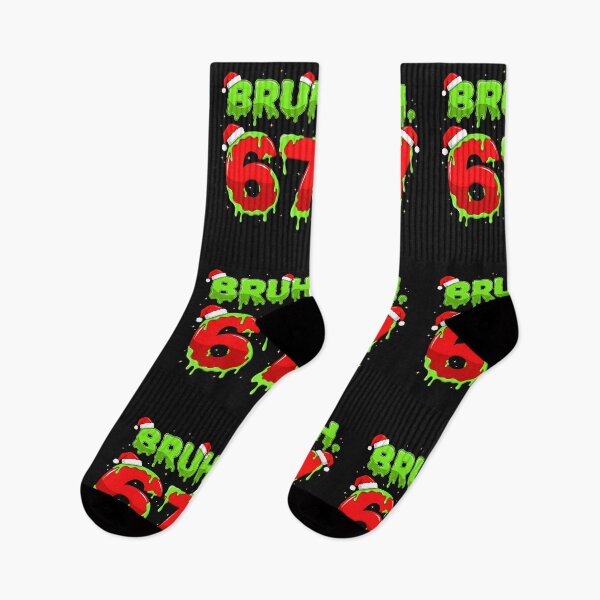 Item preview, Bruh 67 Slime Drip Funny Christmas Meme designed and sold by cawtoon.