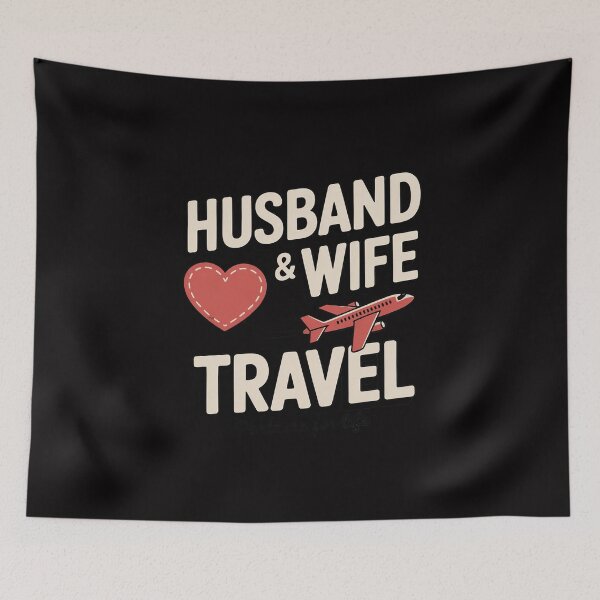 Item preview, Husband And Wife Travel Partners For Life Couple Matching designed and sold by MuteElevent.