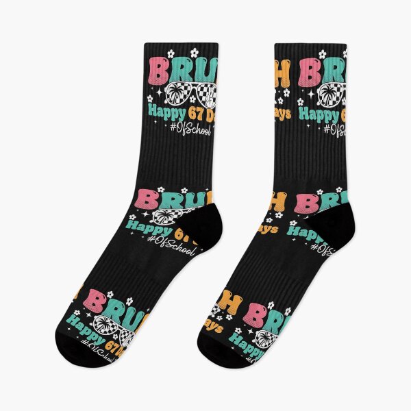 Item preview, Bruh Happy 67 Days of School Gen Alpha Meme designed and sold by cawtoon.