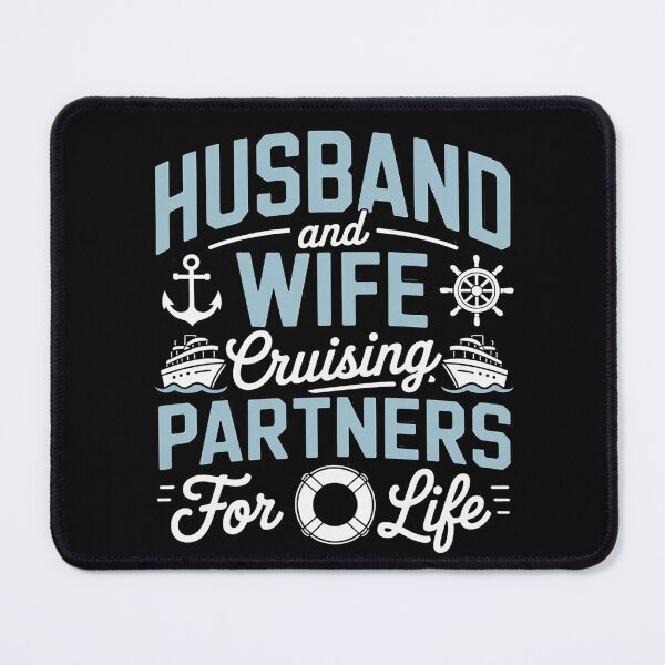 Item preview, Husband and Wife Cruising Partners for Life Couples Cruise designed and sold by MuteElevent.