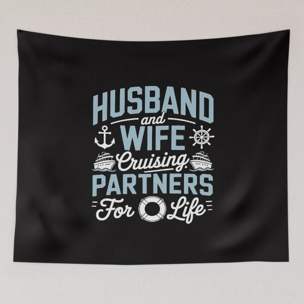 Item preview, Husband and Wife Cruising Partners for Life Couples Cruise designed and sold by MuteElevent.