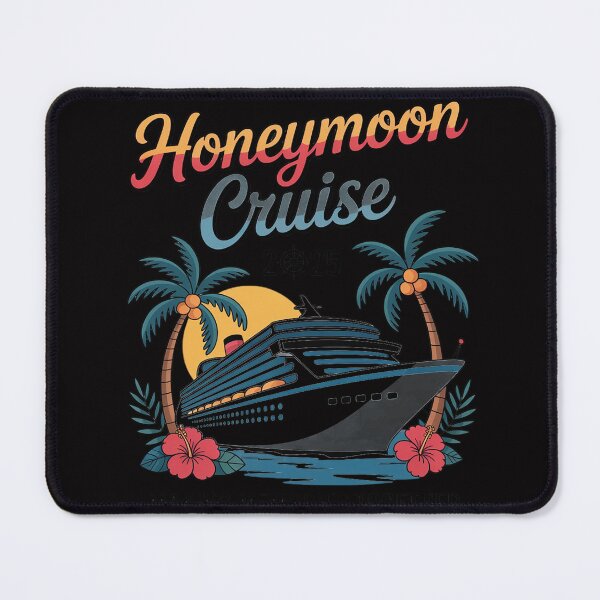Item preview, Honeymoon Cruise 2025 Just Married Matching Couple Vacation designed and sold by MuteElevent.
