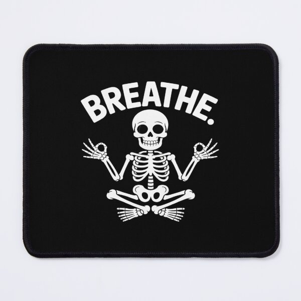 Item preview, Yoga Skeleton for a Yoga Fan Breathe designed and sold by SnackPAC.