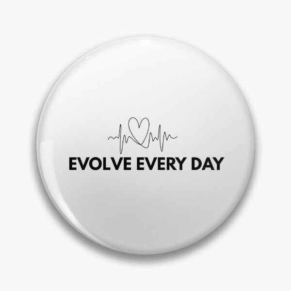 Item preview, Evolve Every Day – Motivational Growth Mindset Design | Empowerment & Self-Improvement designed and sold by LWDesignLab.