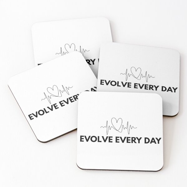 Item preview, Evolve Every Day – Motivational Growth Mindset Design | Empowerment & Self-Improvement designed and sold by LWDesignLab.