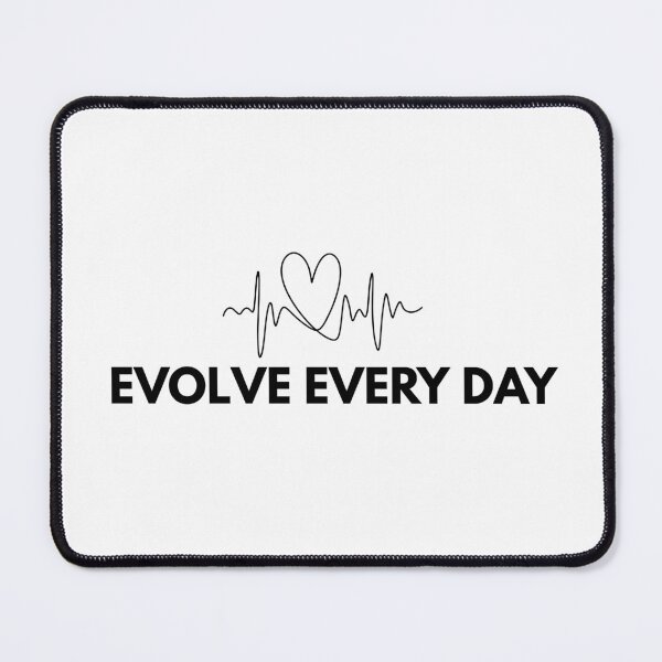 Item preview, Evolve Every Day – Motivational Growth Mindset Design | Empowerment & Self-Improvement designed and sold by LWDesignLab.