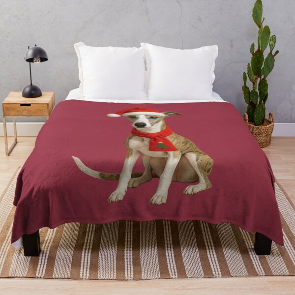 Item preview, Christmas Whippet Xmas Greyhound designed and sold by Prints-by-Olaf.