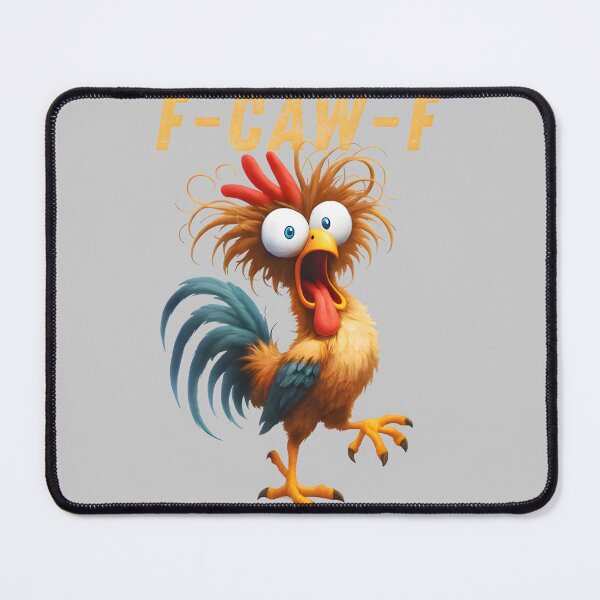 Item preview, F-Caw-F Chicken Eagerlys Colorful Funny Rooster Meme designed and sold by mjohnson9.