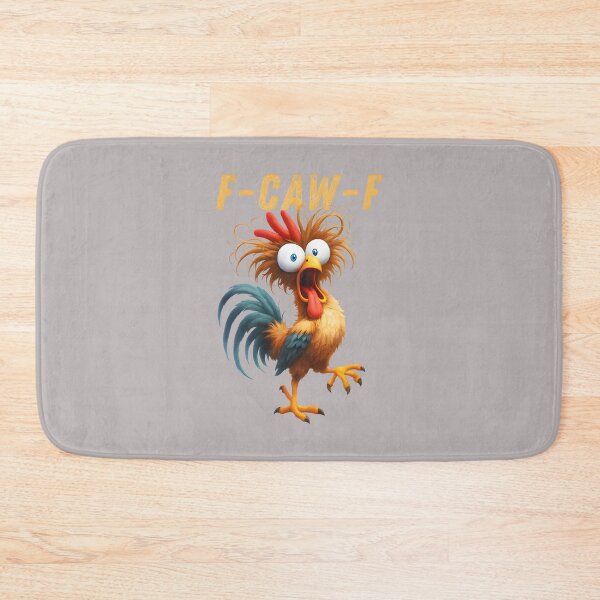Item preview, F-Caw-F Chicken Eagerlys Colorful Funny Rooster Meme designed and sold by mjohnson9.
