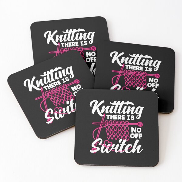 Item preview, Knitting There Is No Off Switch Knitter Yarn Needles designed and sold by JoannMinndy.