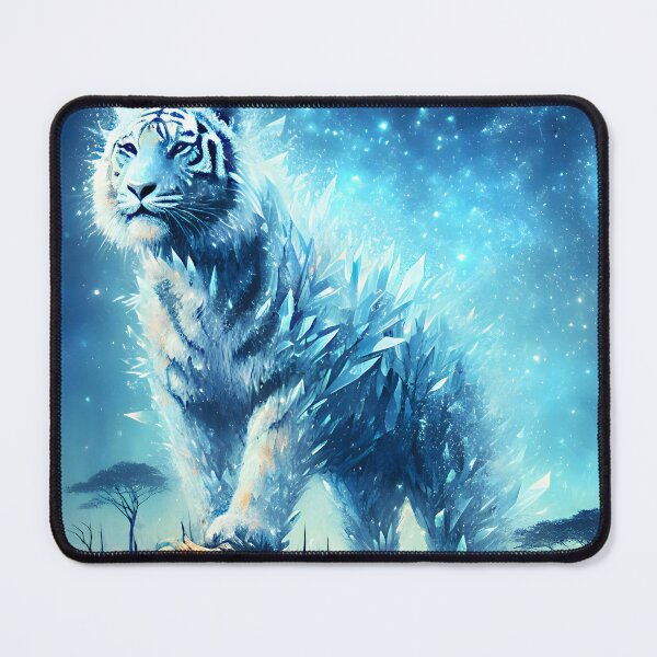 Item preview, Crystal Tiger Spirit Savannah Guardian designed and sold by EmeraldeaArt.