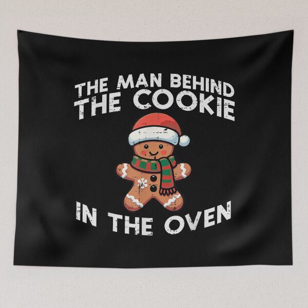 Item preview, Pregnant Man Baking Christmas Cookies designed and sold by Noput1951.