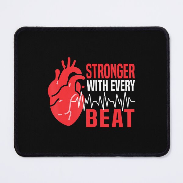 Item preview, Stronger With Every Beat Cardiac Patient Cardiac Rehab designed and sold by JaneJanie.