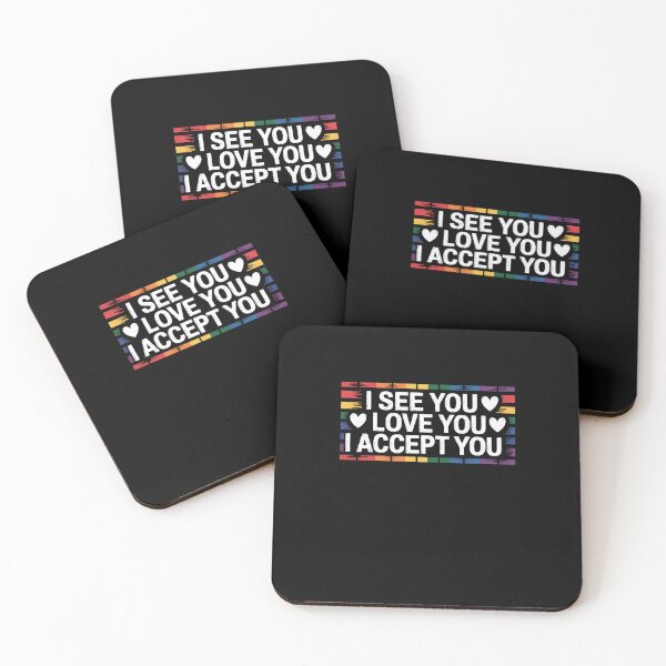 Item preview, I See Love Accept You Gay Rainbow Pride Flag designed and sold by SiegridOffical.