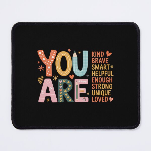 Item preview, You are Kind Brave Smart Enough Inspirational Growth Mindset designed and sold by LittleDame.