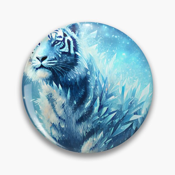 Item preview, Crystal Tiger Spirit Savannah Guardian 2:3 card edition designed and sold by EmeraldeaArt.