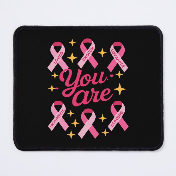Item preview, You are Strong Enough Loved Worthy Breast Cancer Awareness designed and sold by LittleDame.