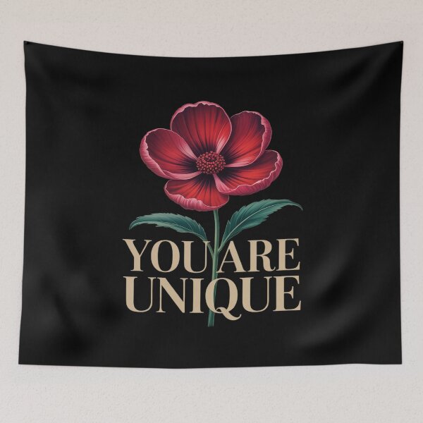 Item preview, You Are Unique Motivational Self-Love Expression designed and sold by LittleDame.