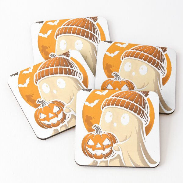 Item preview, Cute Ghost & Pumpkin Halloween designed and sold by Marga1994.