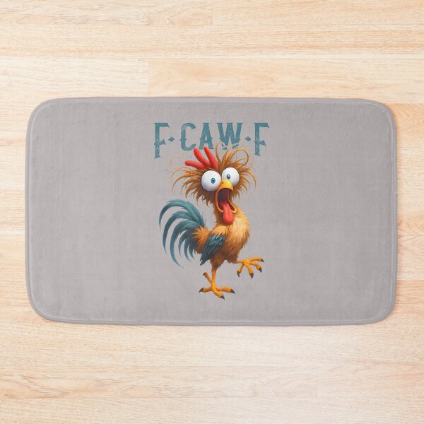 Item preview, F-Caw-F Chicken Humor F-Caw-F Quote Rooster Meme designed and sold by mjohnson9.