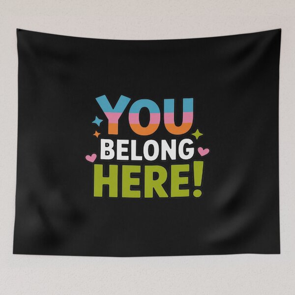 Item preview, You Belong Here Colorful Inclusive Positivity Kind Teacher designed and sold by LittleDame.