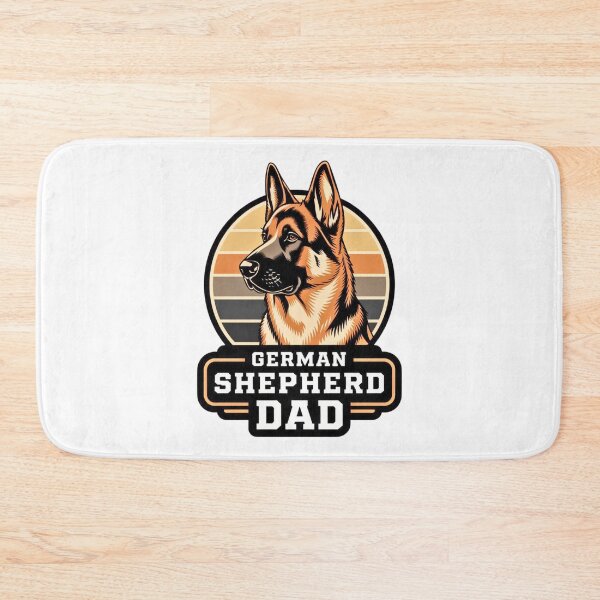 Item preview, German Shepherd Dad Proud Canine Parent Badge Identity Design designed and sold by BunBuntheDog-.