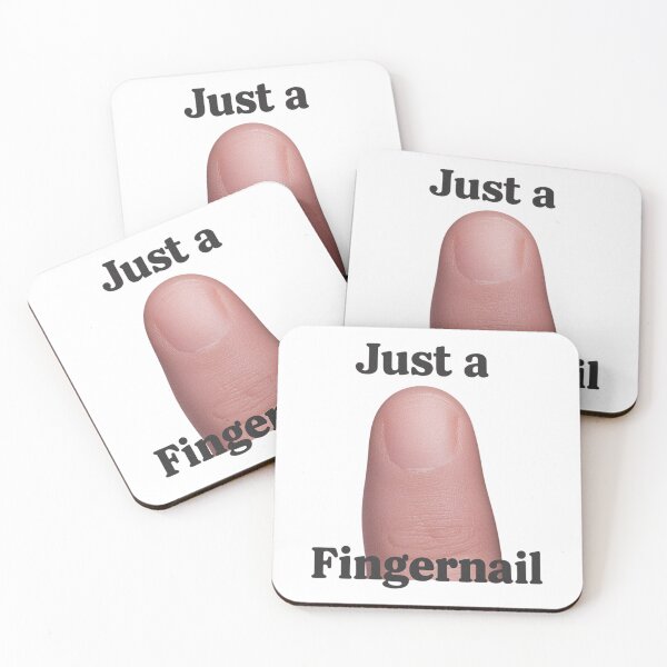 Item preview, Just a Fingernail – Conceptual Minimal Art designed and sold by RED-MOUSE.