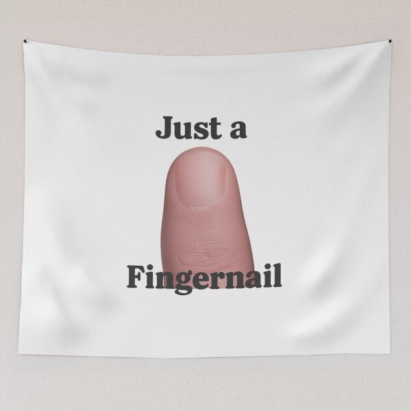 Item preview, Just a Fingernail – Conceptual Minimal Art designed and sold by RED-MOUSE.