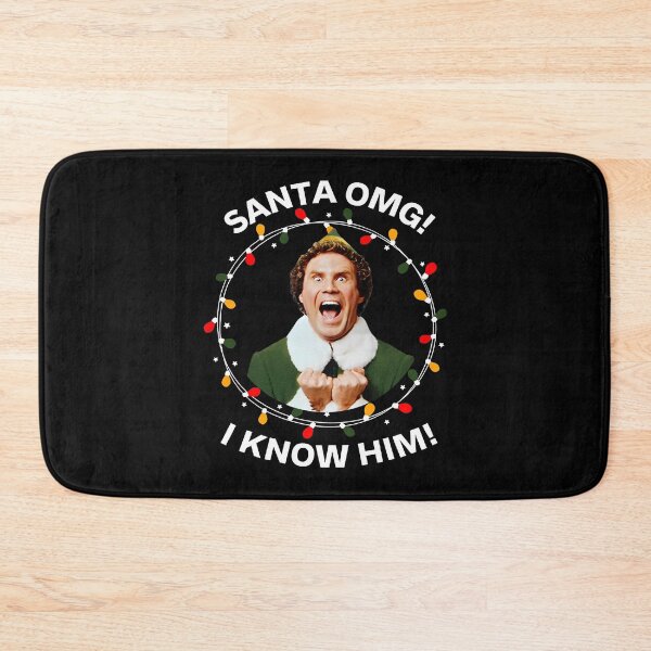 Item preview, Christmas Buddy Elf Movie, OMG Santa I Know Him, Elf Movie Quote, Buddy the Elf, Elf Christmas Movie designed and sold by peggycantu.