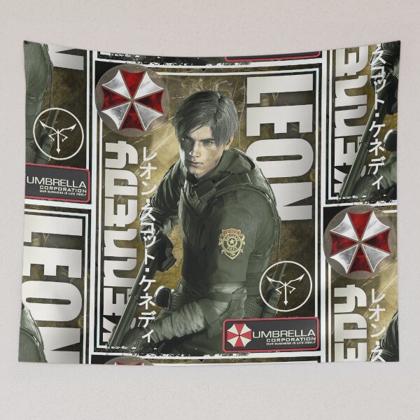 Item preview, Resident Evil Leon Kennedy Classic Retro Gaming Art  designed and sold by Back2Collage.