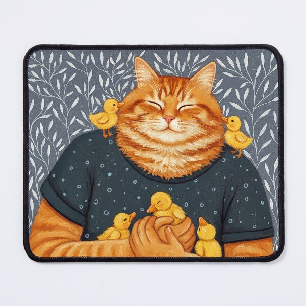 Item preview, Big cat loves ducklings designed and sold by cloud lee.