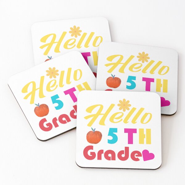 Item preview, Hello Fifth Grade First Day Of School Colorful 5th Grade Squad Elementary School Teacher Gift Senior designed and sold by karibov.