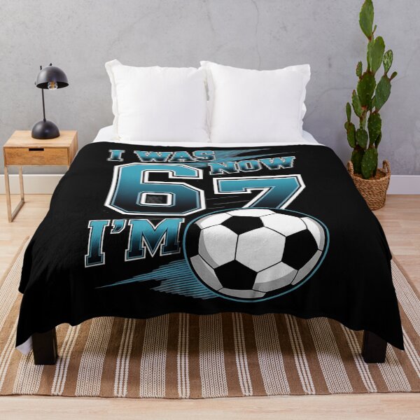 Item preview, i was 6 now 7 - now im 7 - 7th birthday soccer - seventh birthday - 7 years old soccer ball - soccer player kid - soccer number 7 - soccer number 6 - soccer themed 7th birthday - turning 7 designed and sold by JansenGS.