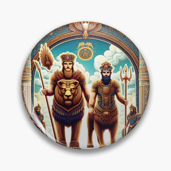 Item preview, Gilgamesh, legendary king of the city of Uruk, heroic character of ancient Mesopotamia, cradle of the civilization of humanity, god of the Underworld in Mesopotamian religion designed and sold by Redbdon.