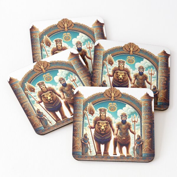 Item preview, Gilgamesh, legendary king of the city of Uruk, heroic character of ancient Mesopotamia, cradle of the civilization of humanity, god of the Underworld in Mesopotamian religion designed and sold by Redbdon.