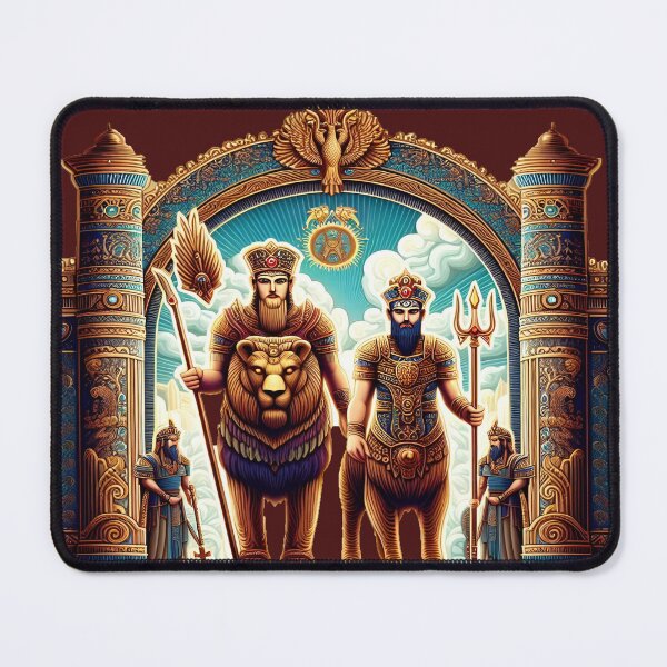 Item preview, Gilgamesh, legendary king of the city of Uruk, heroic character of ancient Mesopotamia, cradle of the civilization of humanity, god of the Underworld in Mesopotamian religion designed and sold by Redbdon.