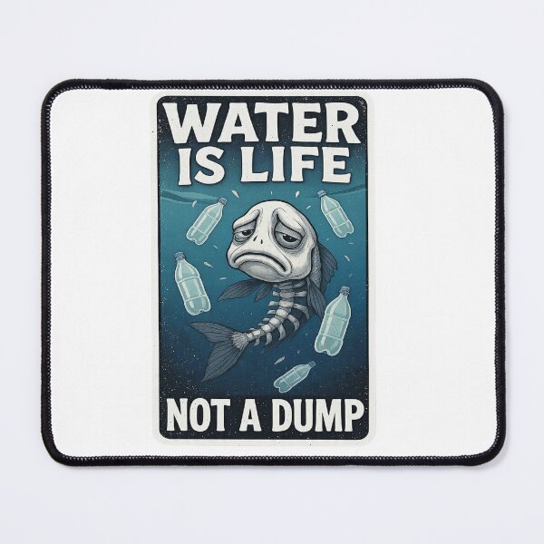 Item preview, Water Pollution Awareness Fish Skeleton Sticke designed and sold by Gscode.