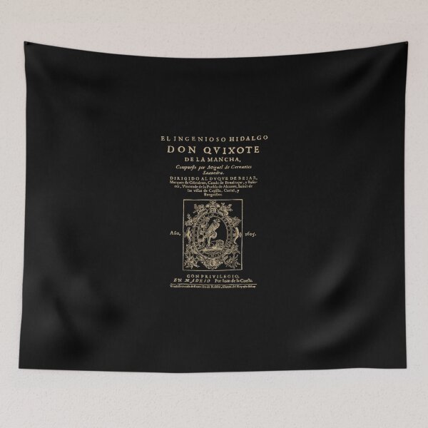 Item preview, Cervantes-Don-Quijote-De-La-Mancha.-Dark-Clothes-Version designed and sold by PatricRuesch.
