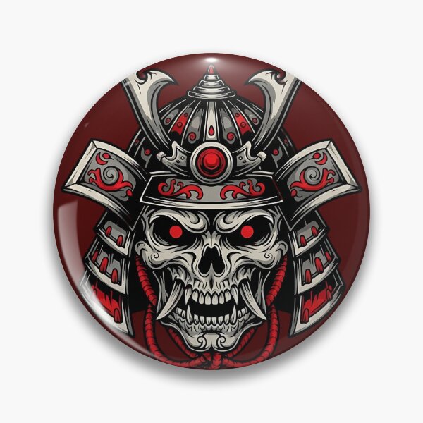 Item preview, Samurai Skull: Dark Warrior Illustration designed and sold by saiful020.