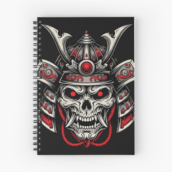 Item preview, Samurai Skull: Dark Warrior Illustration designed and sold by saiful020.
