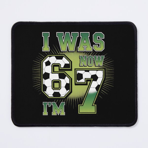 Item preview, i was 6 now 7 - now im 7 - 7th birthday soccer - seventh birthday - 7 years old soccer ball - soccer player kid - soccer number 7 - soccer number 6 - soccer themed 7th birthday - turning 7 designed and sold by JansenGS.