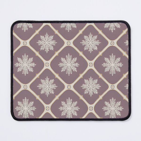 Item preview, Elegant Snowflake Christmas Throw Blanket & Pillow | Vintage Winter Pattern Home Decor | Cozy Holiday Bedding | Purple & Gold Snowflake Design Throw for Living Room, Bedroom, Sofa & Christmas Gifts designed and sold by ZyxDes.