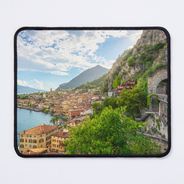 Item preview, Limone sul Garda Village and Cliffside Tunnel Road, Lake Garda designed and sold by Stefano Orazzini.
