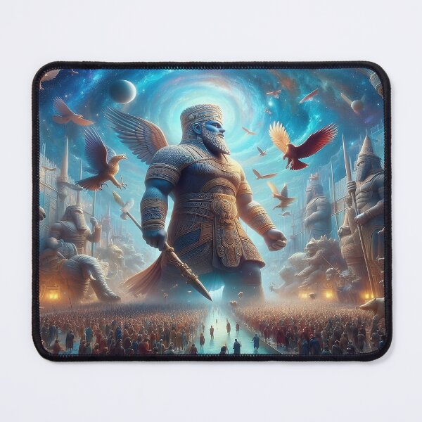 Item preview, Gilgamesh, legendary king of the city of Uruk, heroic character of ancient Mesopotamia, cradle of the civilization of humanity, god of the Underworld in Mesopotamian religion designed and sold by Redbdon.