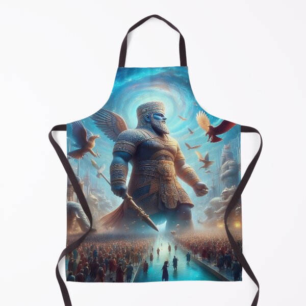 Item preview, Gilgamesh, legendary king of the city of Uruk, heroic character of ancient Mesopotamia, cradle of the civilization of humanity, god of the Underworld in Mesopotamian religion designed and sold by Redbdon.