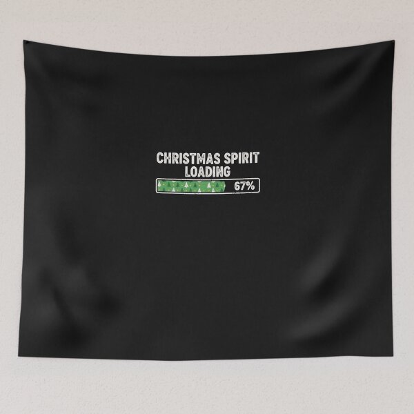Item preview, Christmas Spirit Loading 67 Percent Funny Holiday designed and sold by grumpzara.