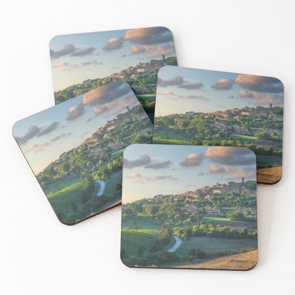 Item preview, Golden Light on Casale Marittimo Village in Tuscany Countryside designed and sold by Stefano Orazzini.