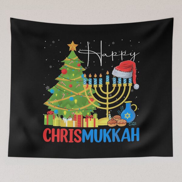 Item preview, Happy Chrismukkah,  Christmas Hanukkah, Interfaith Holiday designed and sold by peggycantu.